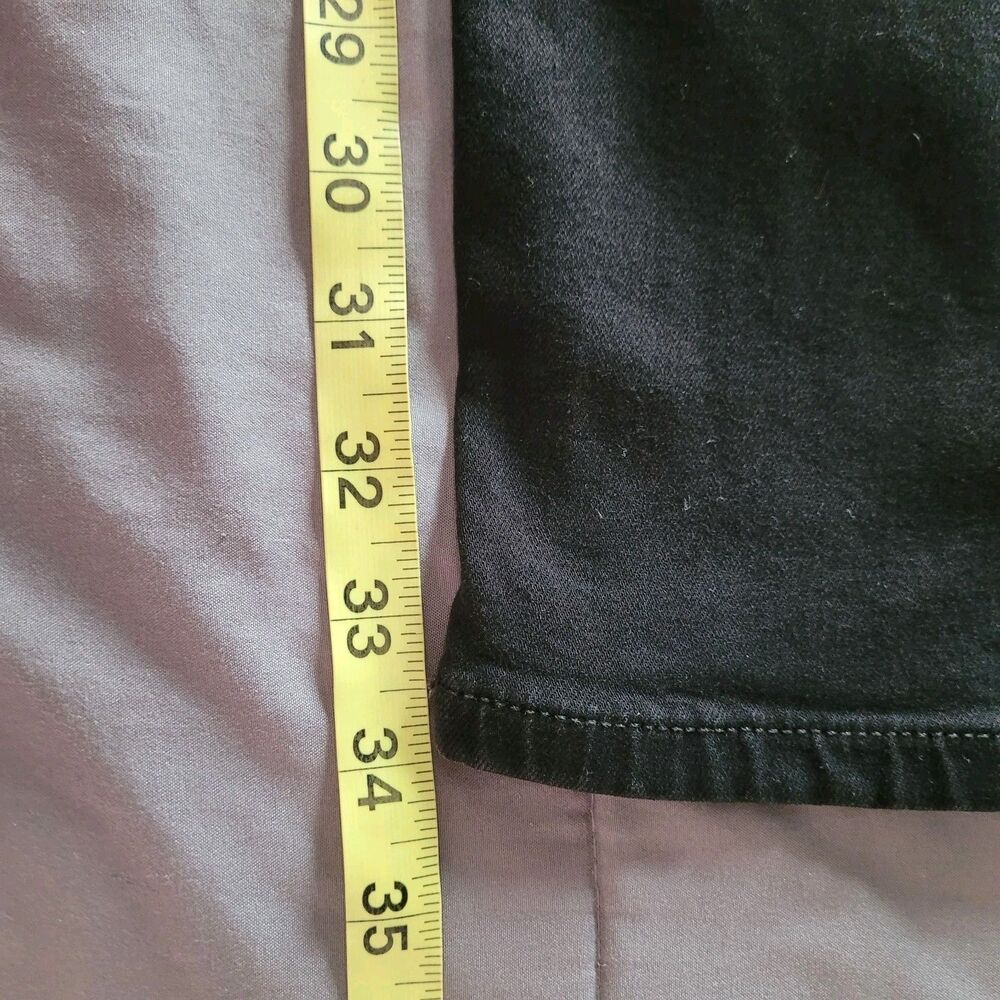PAIGE Federal Jeans Mens Size 30 32x34 Black Slim Straight Stretch Denim Pockets - Picture 7 of 8